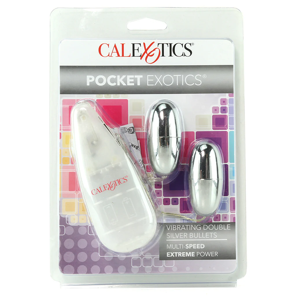 Pocket Exotics Double Silver Bullets Vibe - Image 6
