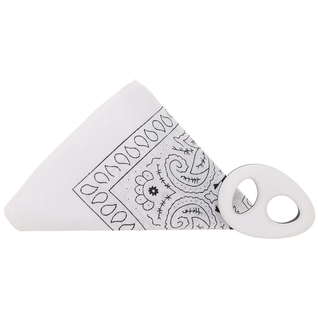Rock Solid The Code C-Ring and Bandana Set in White