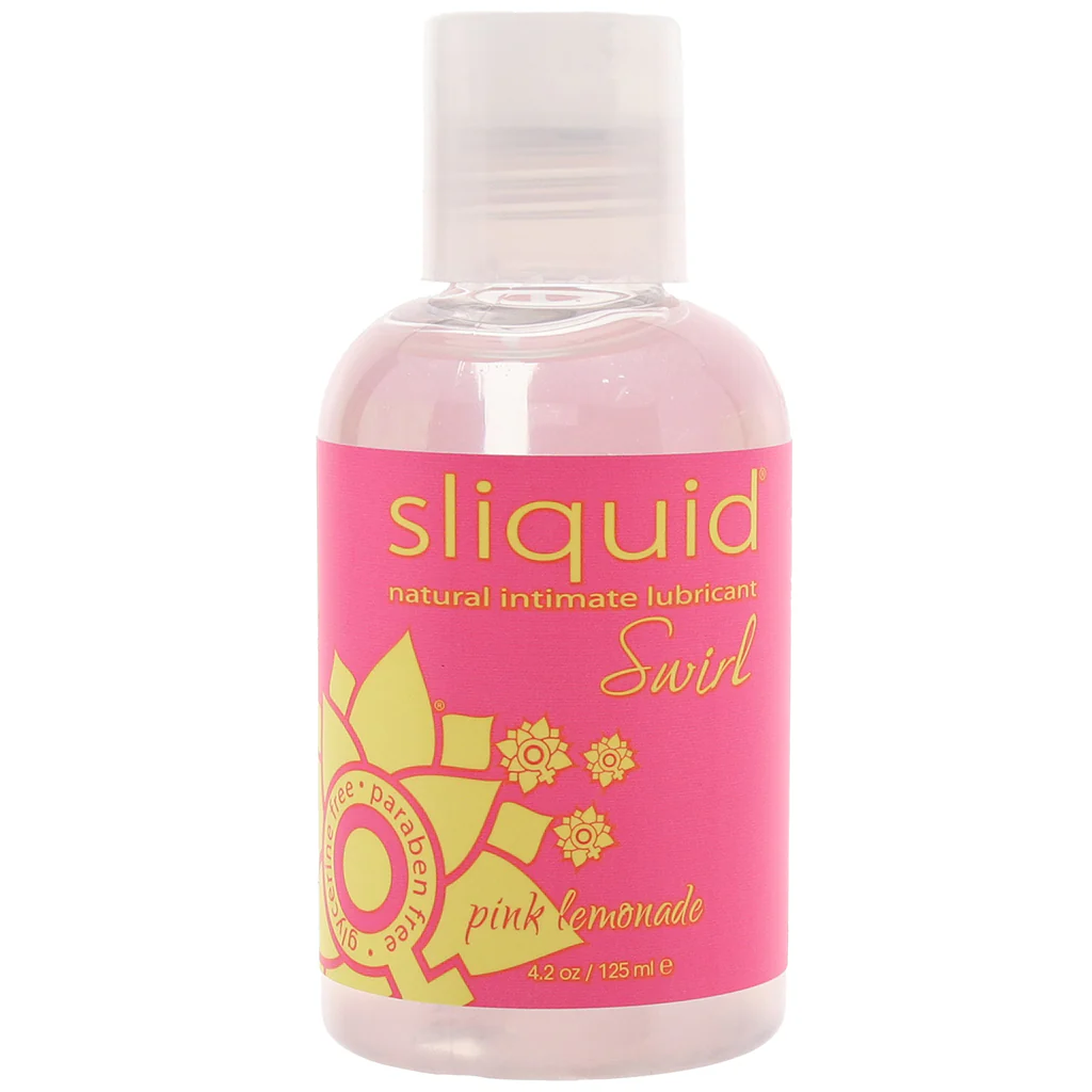 Swirl Flavored Lube 4.2oz/125ml in Pink Lemonade