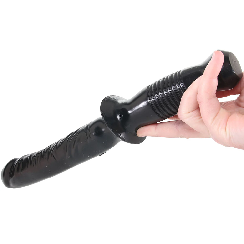 The Man Handler Dildo in Black - Image 4