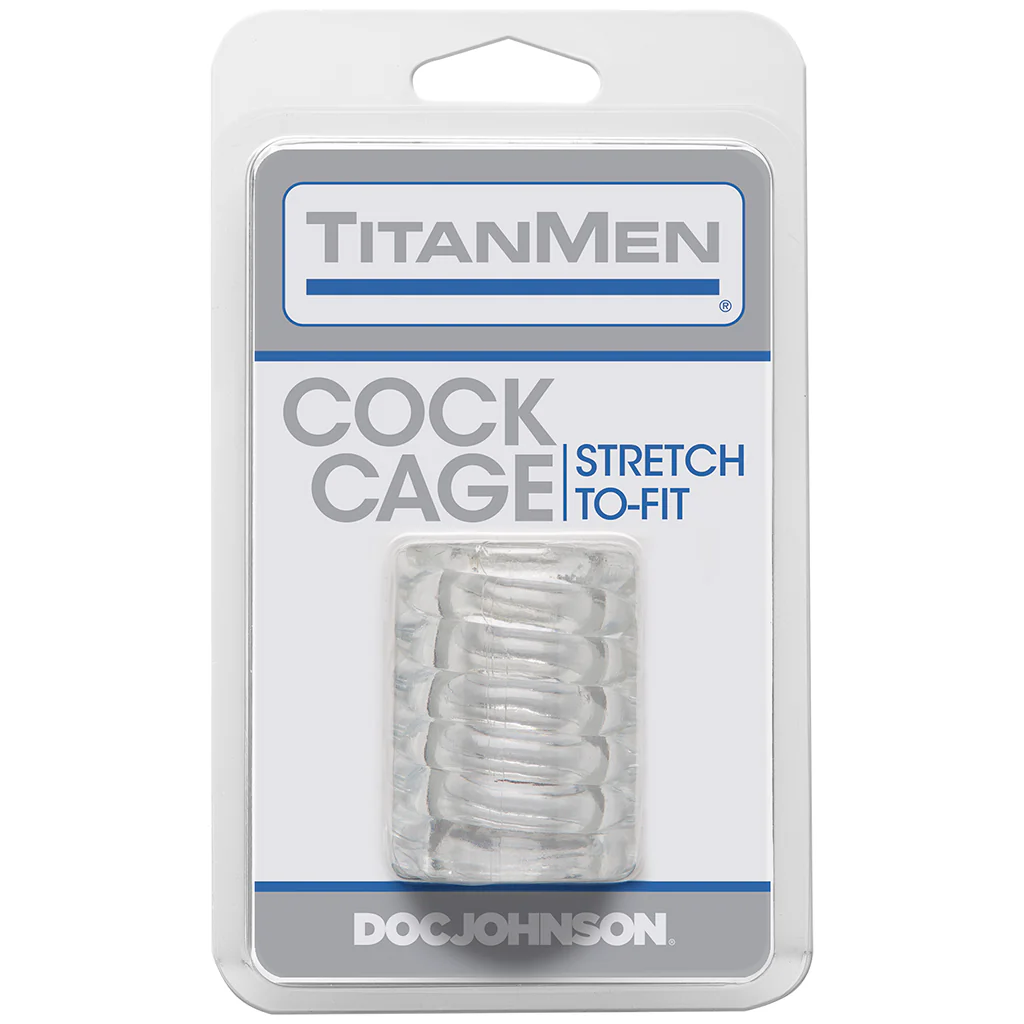 TitanMen Cock Cage in Clear - Image 6